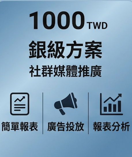 1000 元方案｜銀級方案