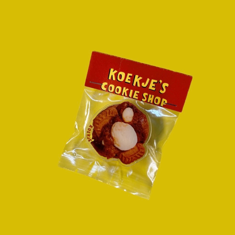 鹹焦糖餅乾手機支架