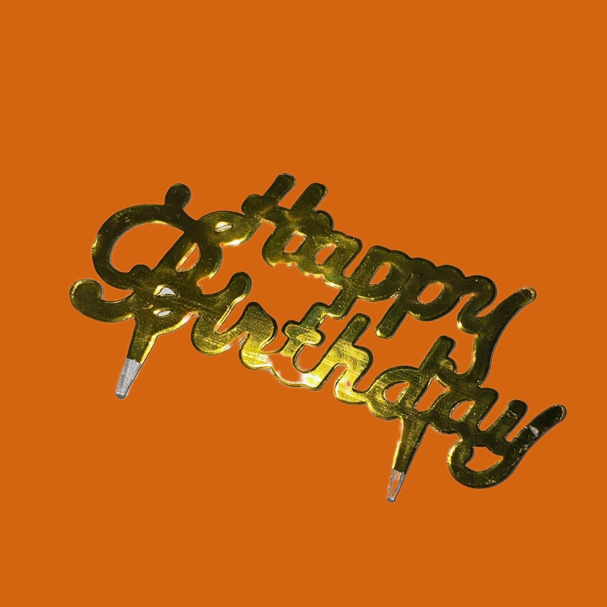 金色HBD小插牌（單入）