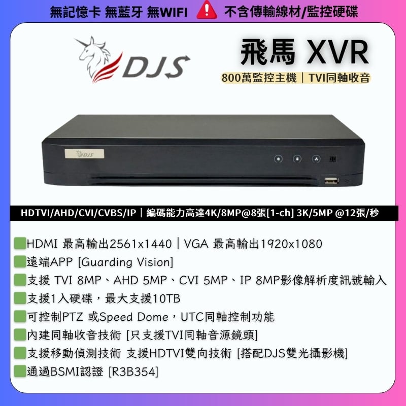 DJS 同軸主機｜TVI收音