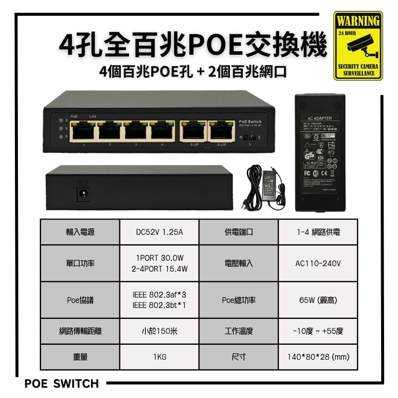 48V Switch百兆｜外置電源