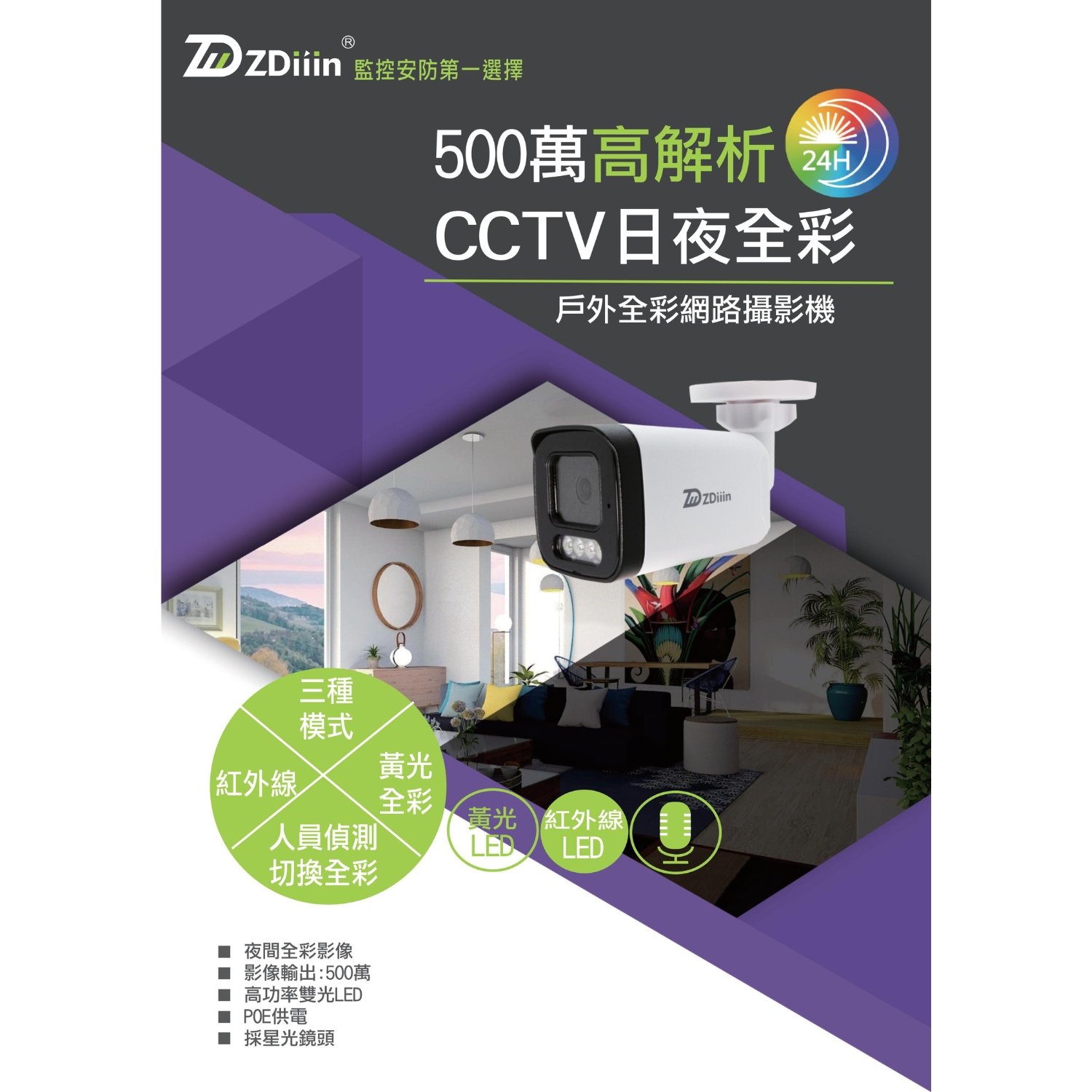 500萬｜一體收音｜台灣ZDIIIN網路