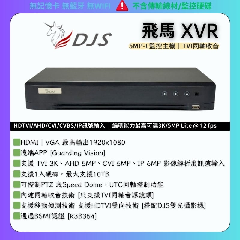 DJS 同軸主機｜TVI收音