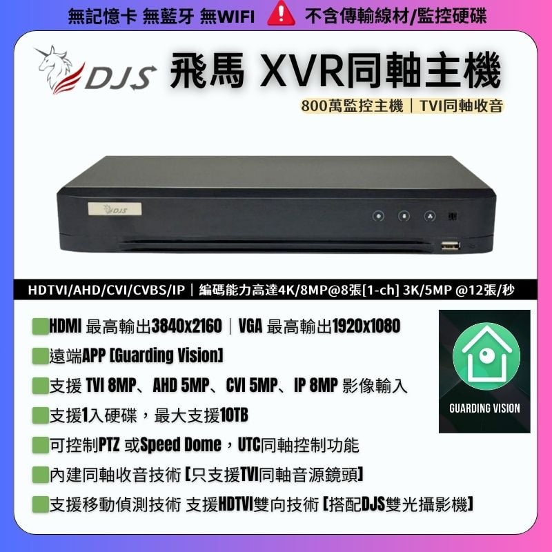 DJS 同軸主機｜TVI收音