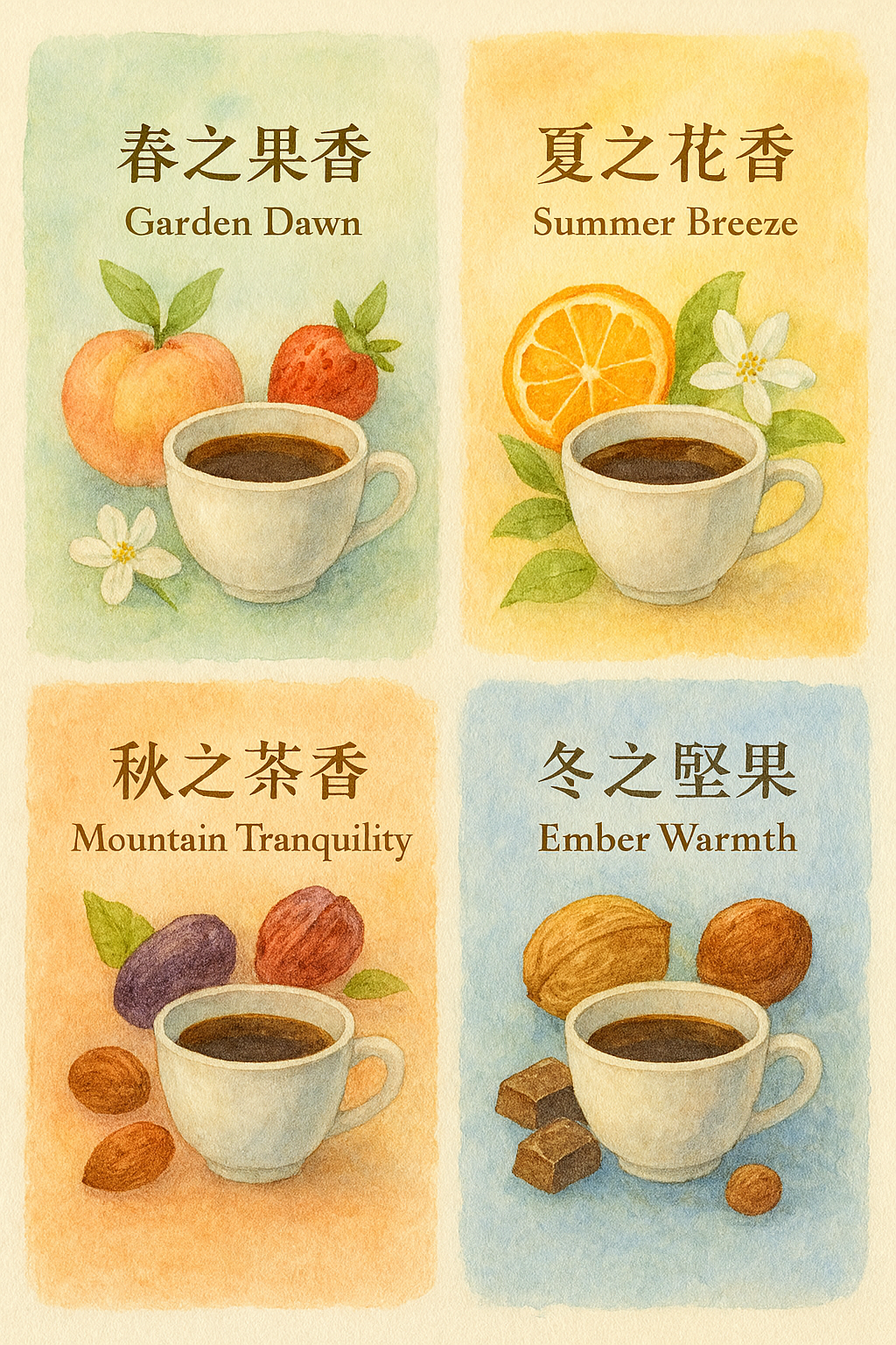 2026迎新咖啡福袋優惠｜春夏秋冬『四款』特色咖啡熟豆 (限量款)