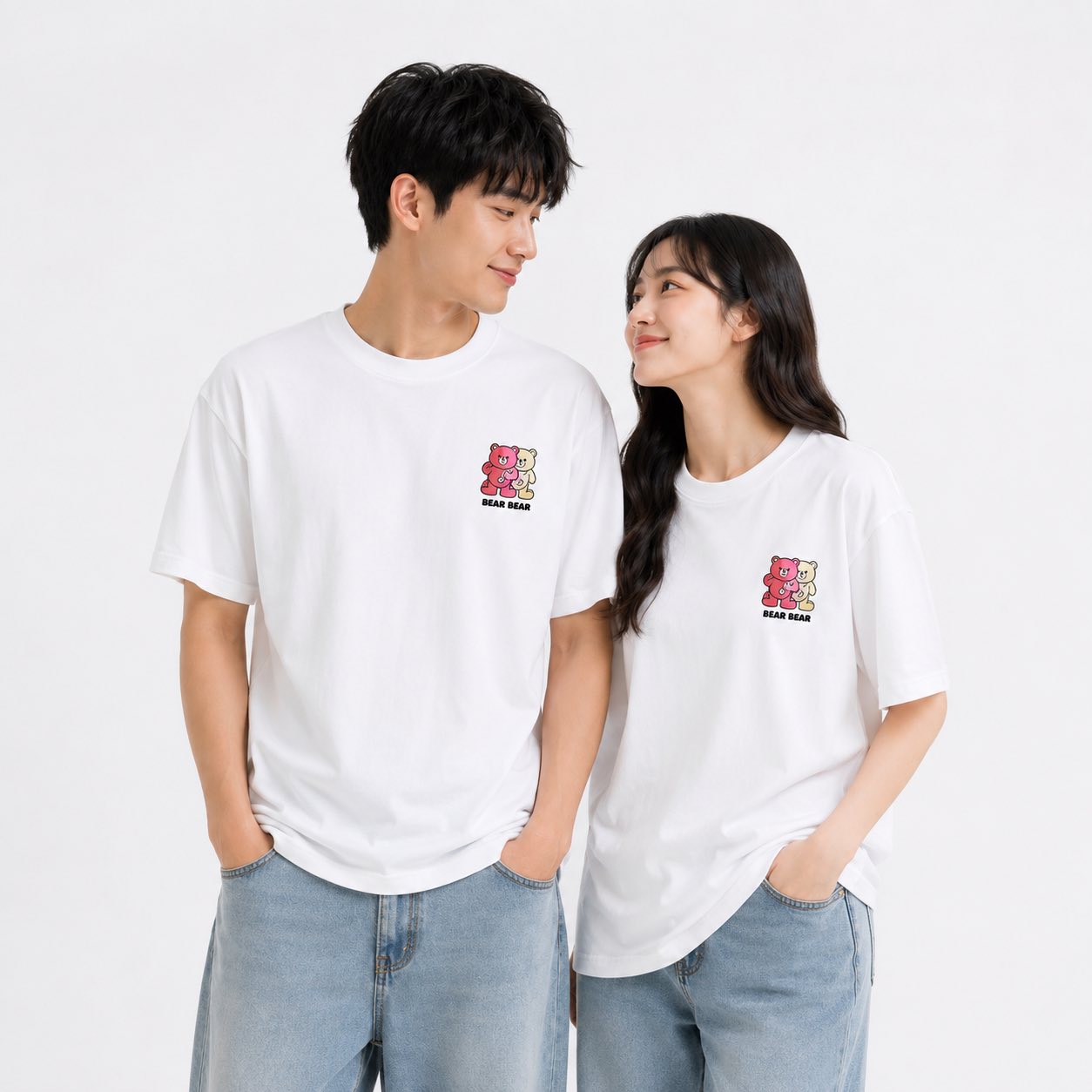 BEAR Buddy韓系情侶寬版T💖 BEAR Buddy韓系情侶寬版T💖