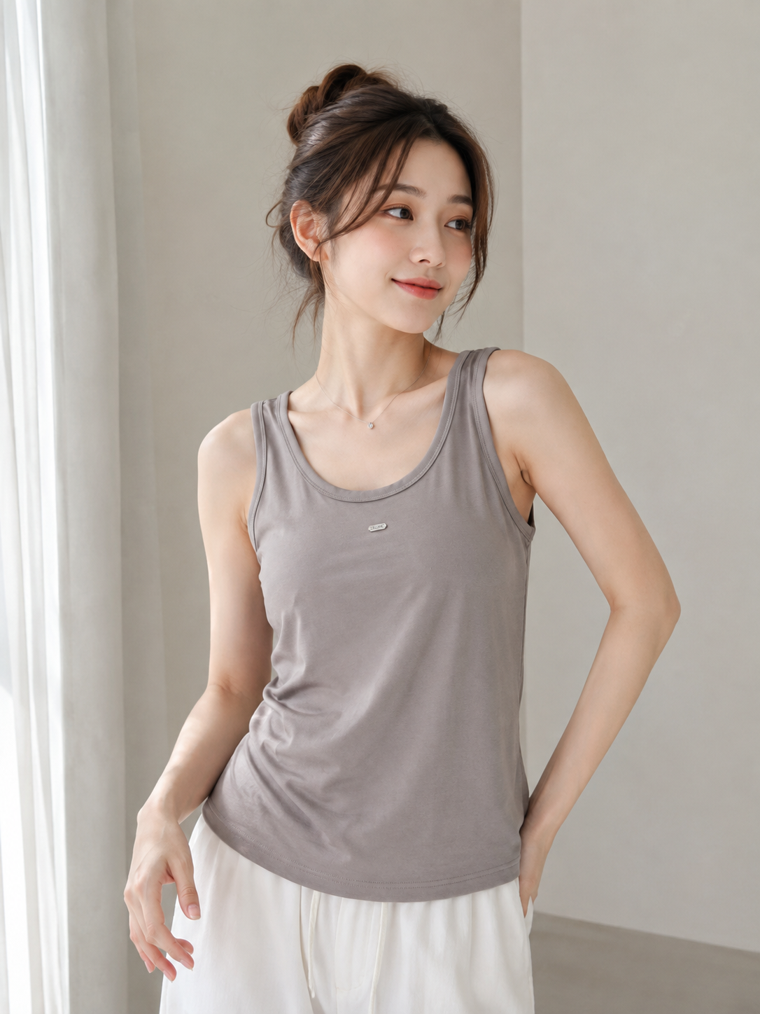 Lumière Cool Tank｜奧黛爾涼感戴罩杯修身背心