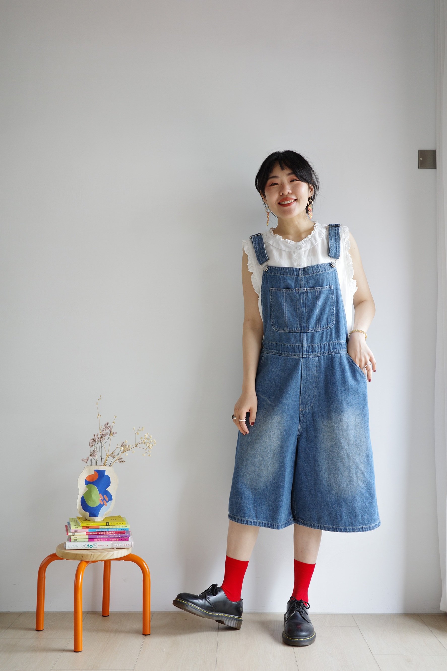 𓏭夏天的大人感吊帶褲