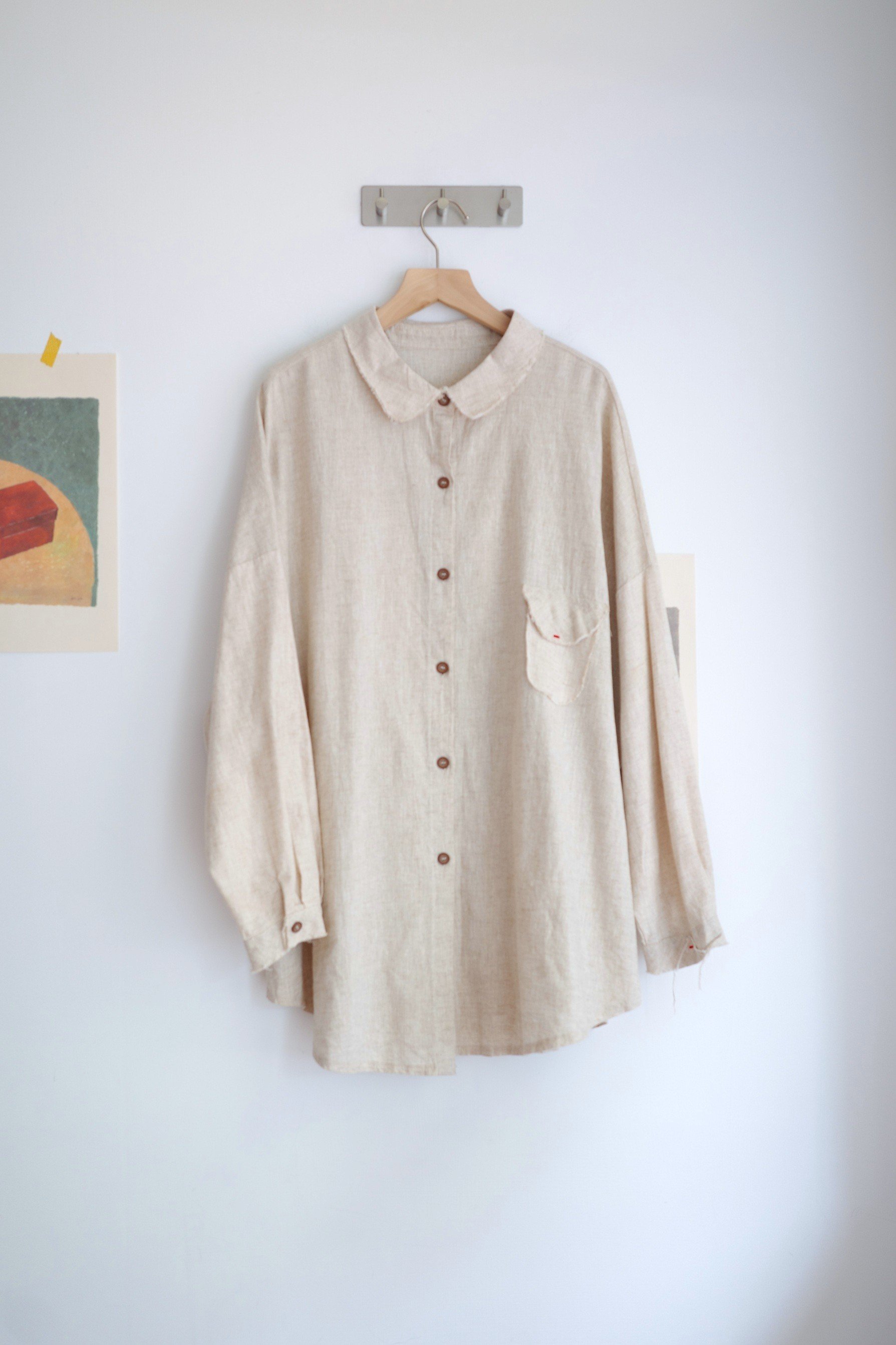 𓏭抽鬚邊自然好感襯衫