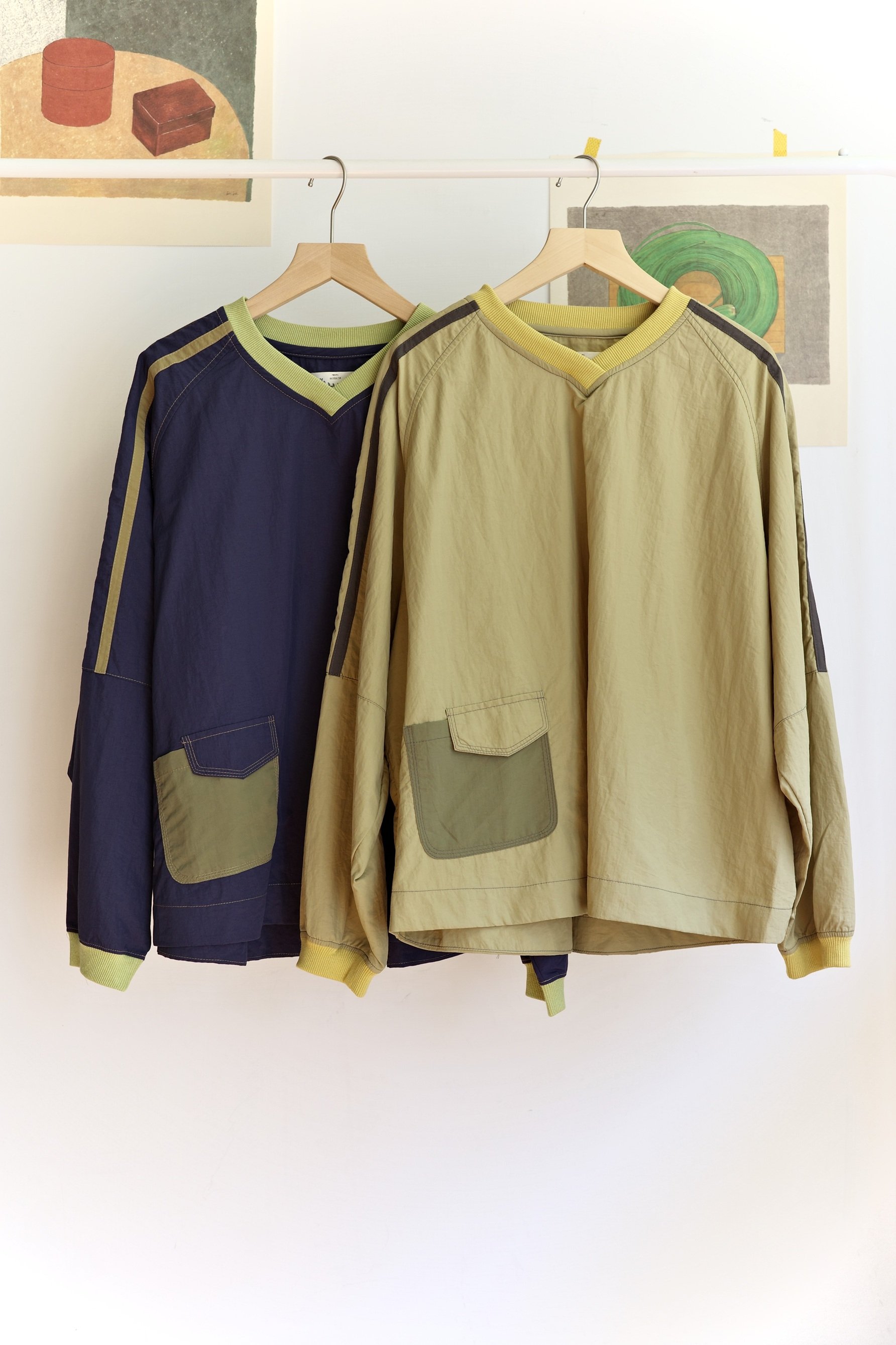 𓏭超可愛！插肩袖防風套頭上衣