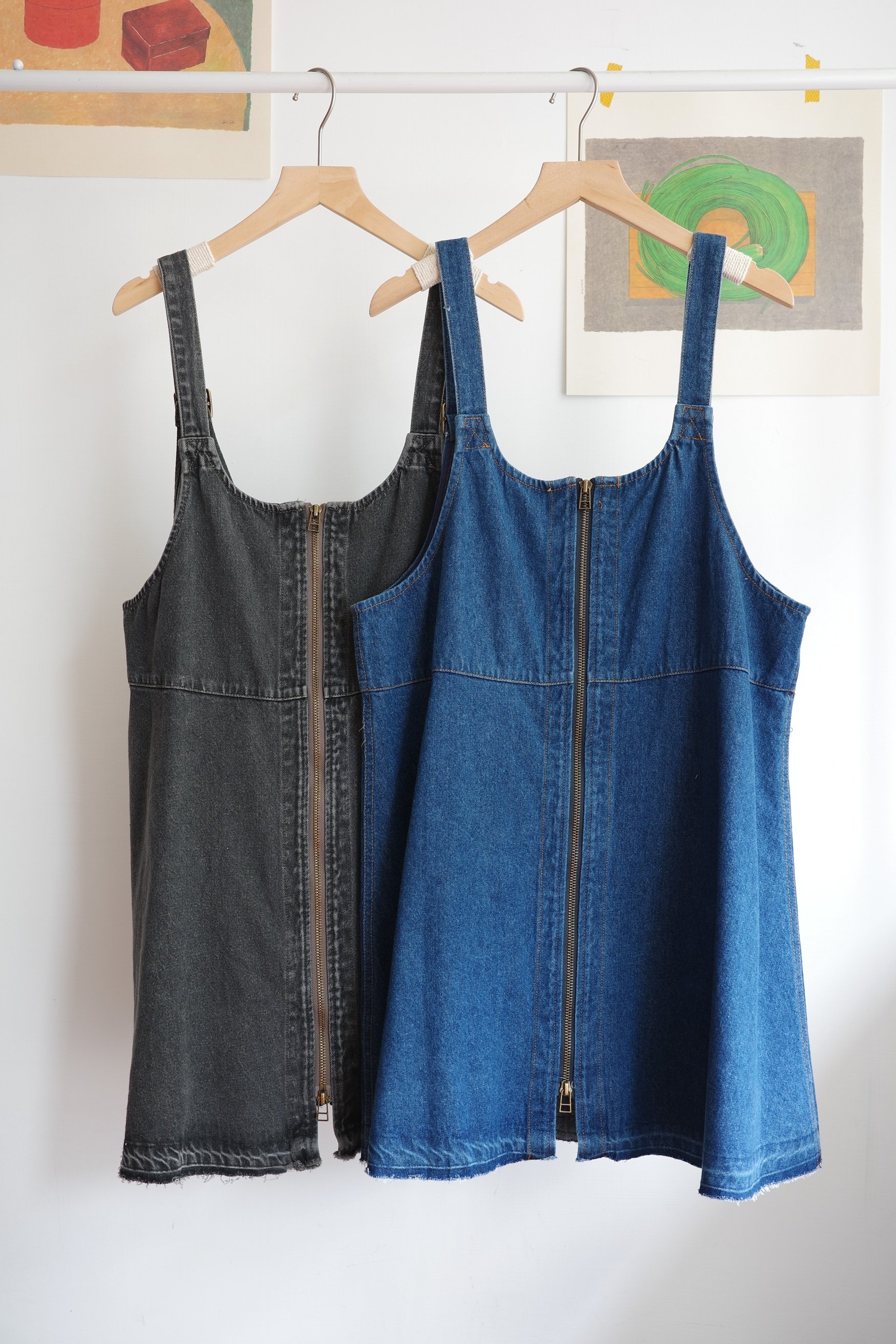 𓏭雙向拉鏈前後兩穿吊帶背心