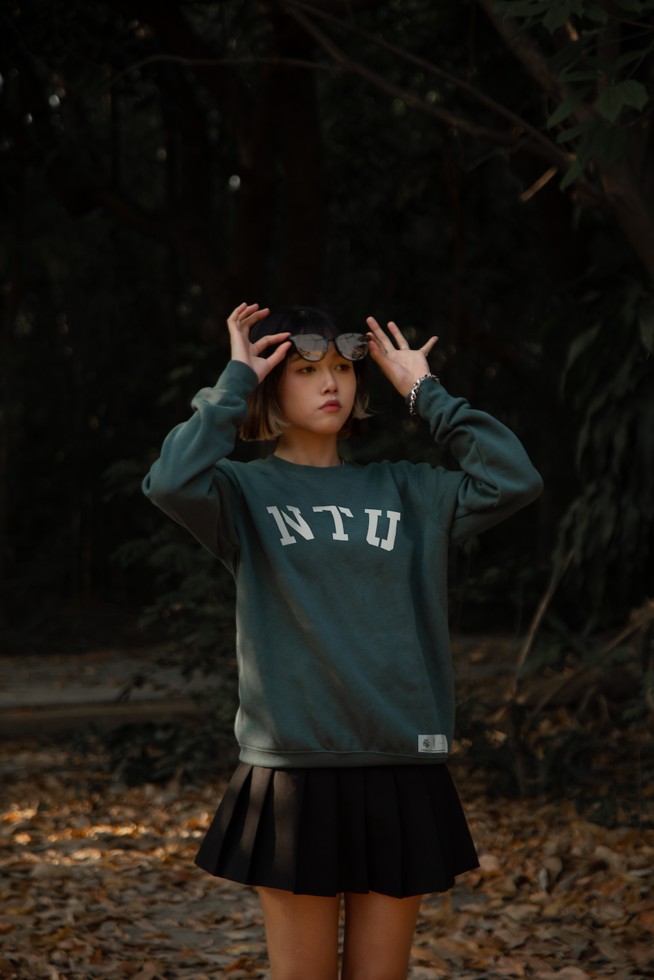 NTU 幾何款大學Ｔ－松綠Ｓ號