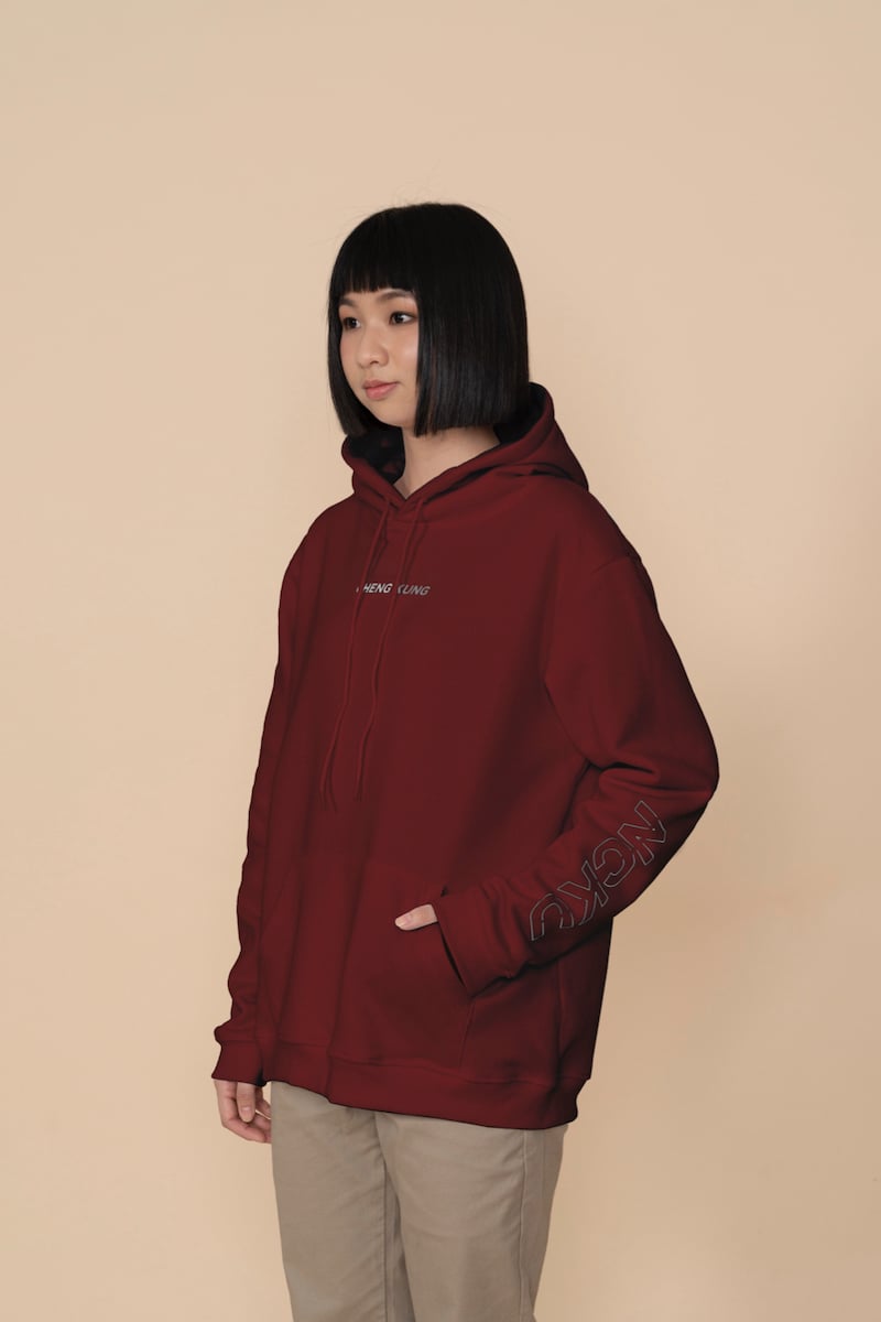 NCKU 小字款帽Ｔ－紅色