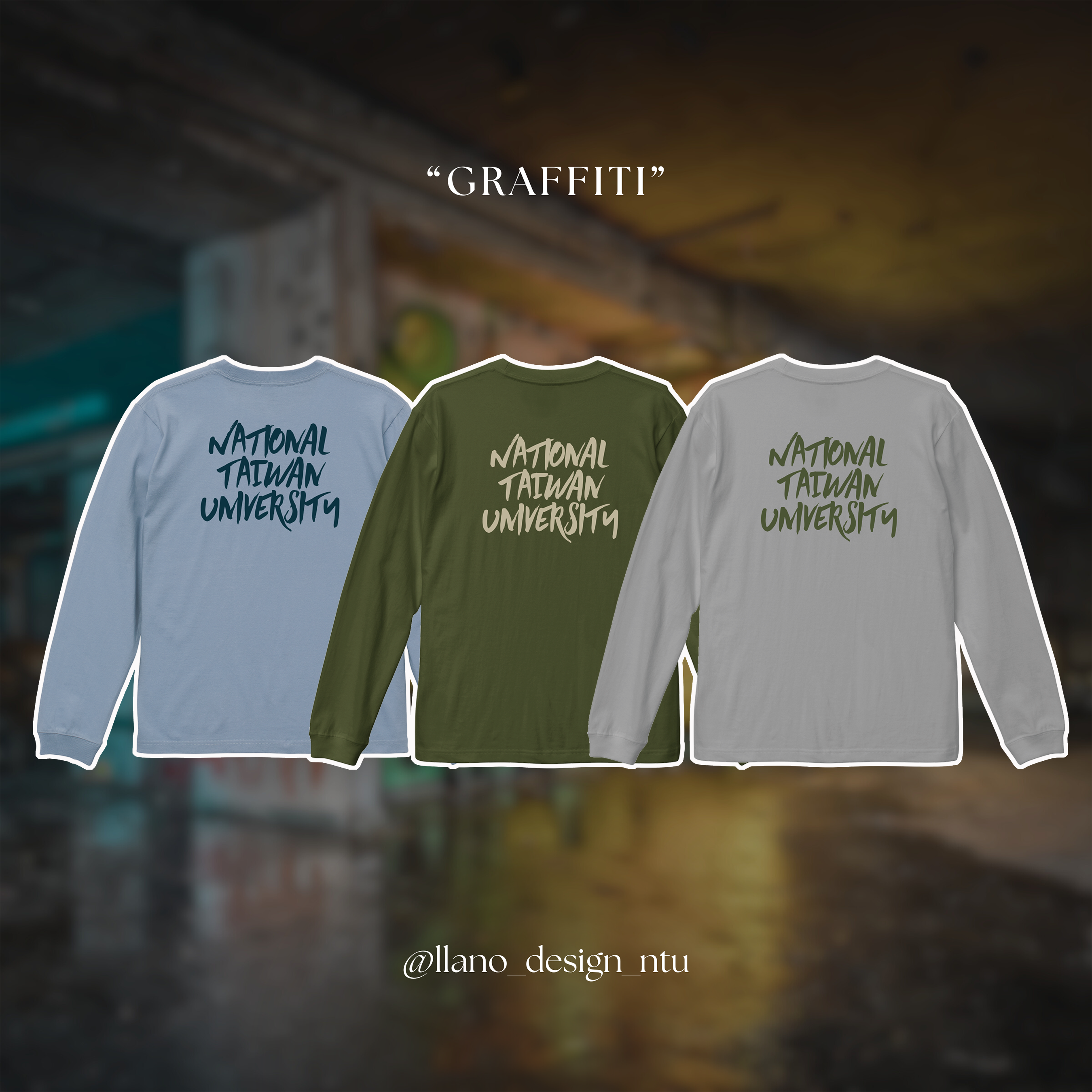 NTU 長Ｔ－塗鴉款