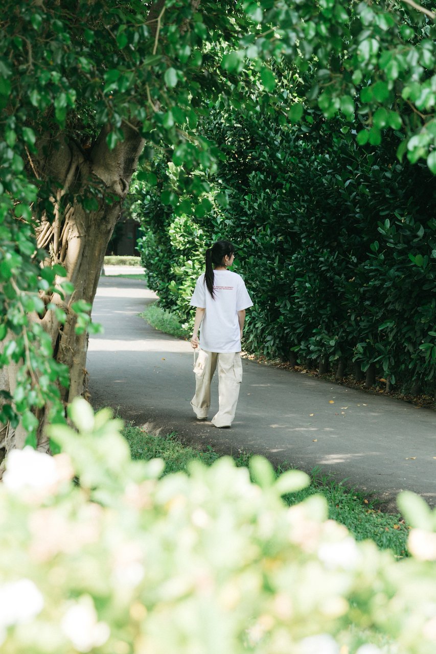 NPUST 設計短Ｔ－白色