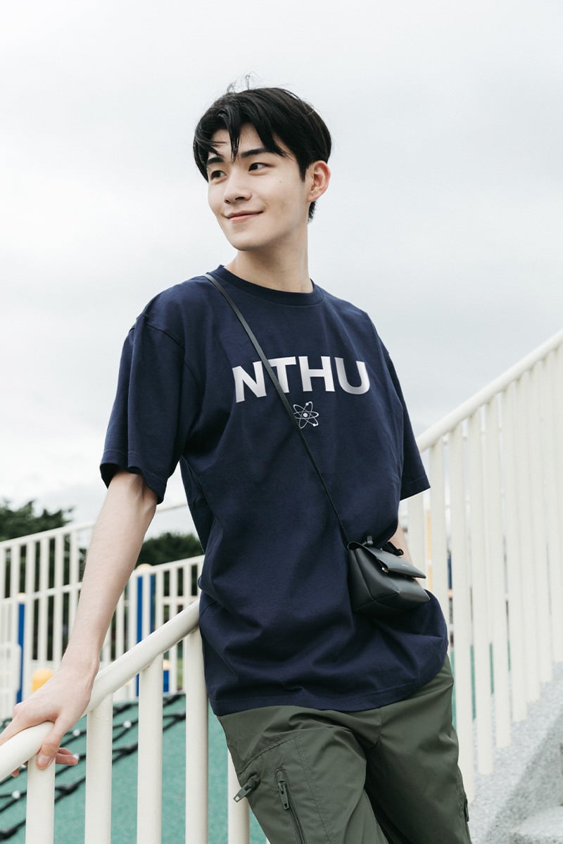 NTHU 經典短Ｔ－藍色