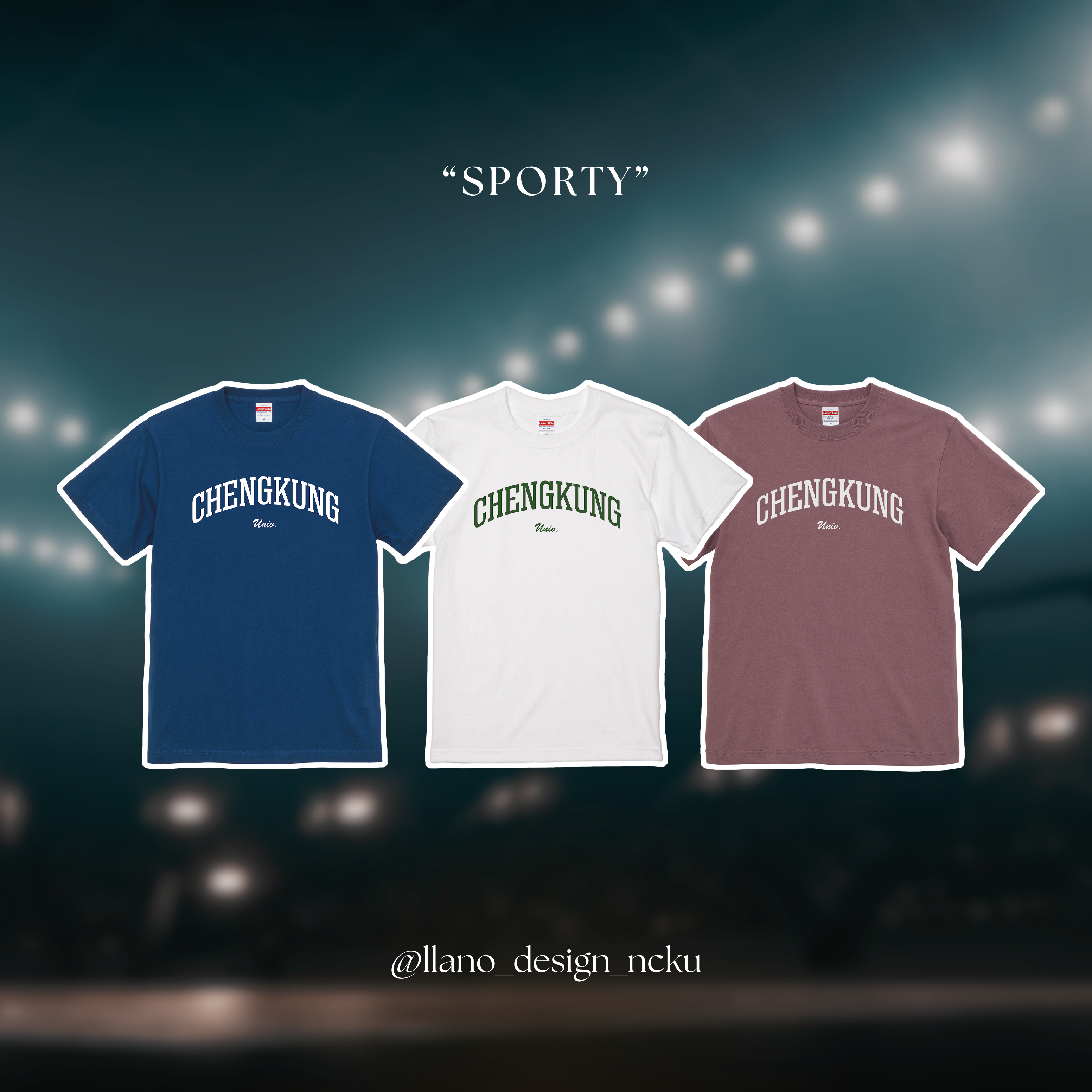 NCKU 短Ｔ－球衣風