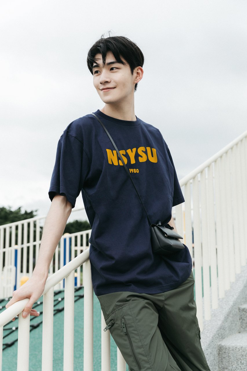 NSYSU 海浪款短Ｔ－深藍色