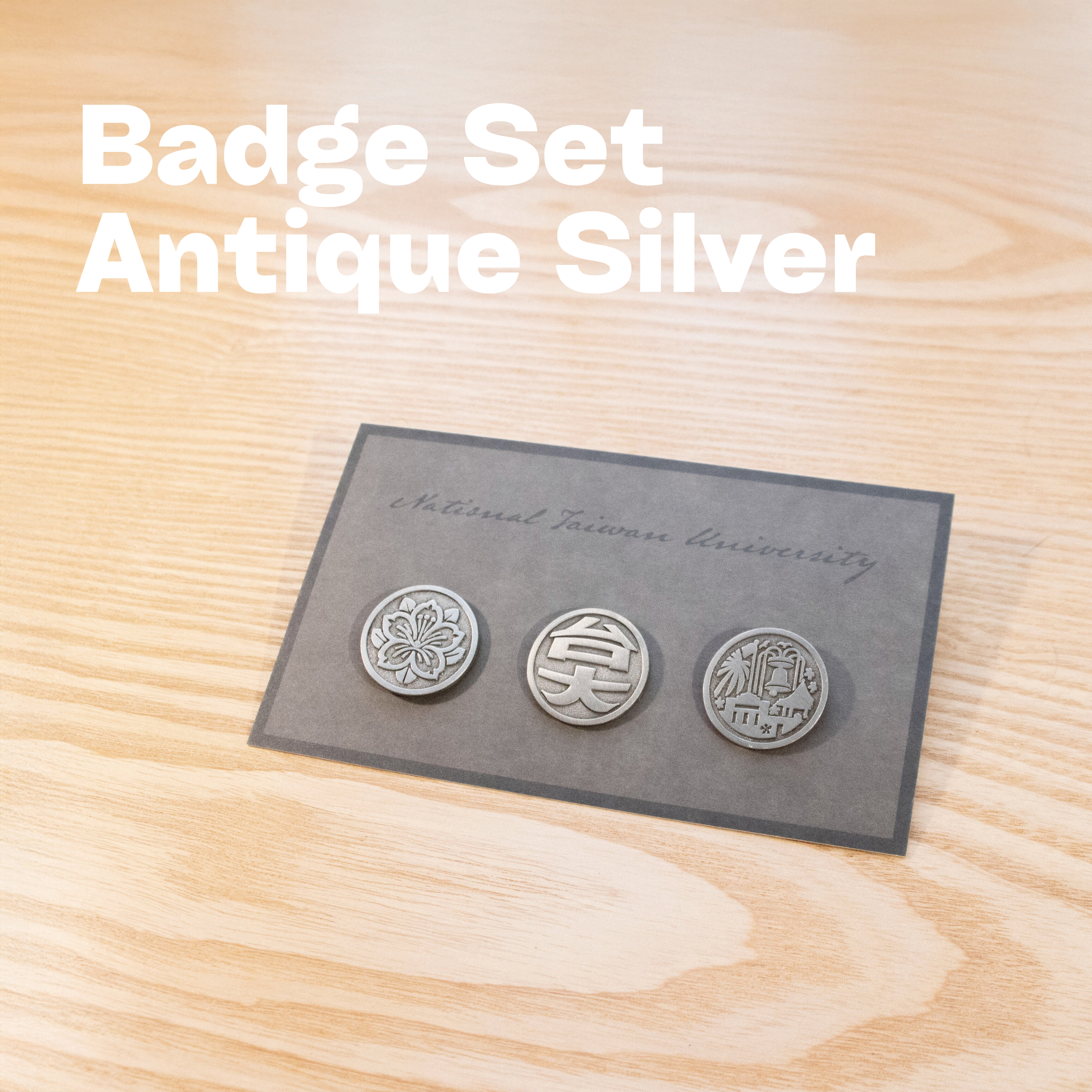 NTU 紀念徽章組－兩色