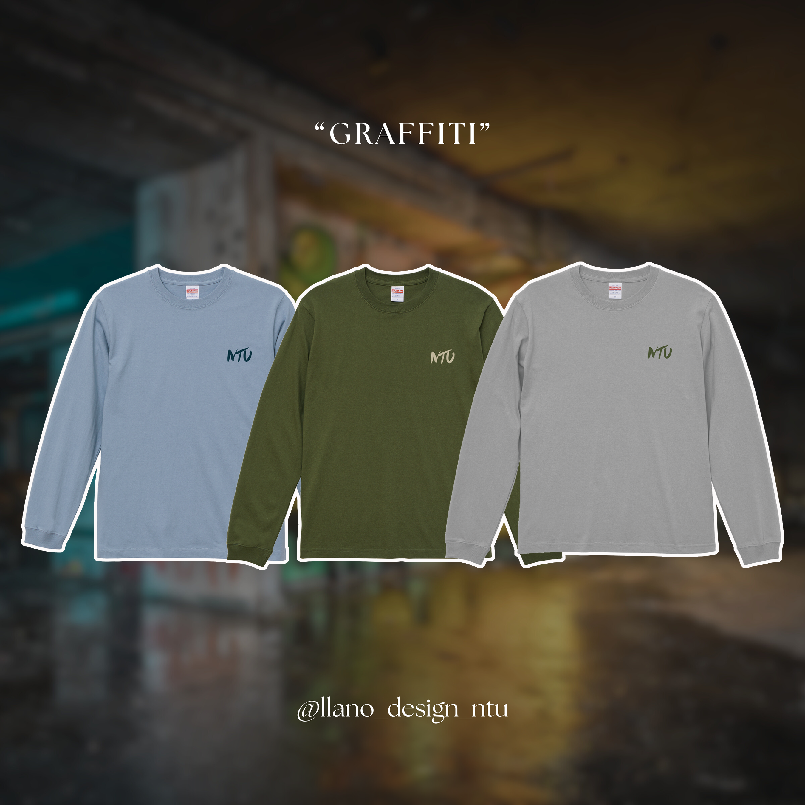 NTU 長Ｔ－塗鴉款