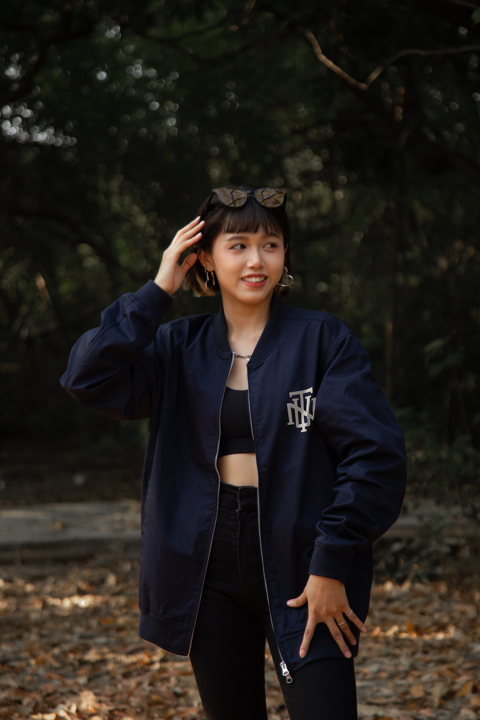 NTU 隊徽款棒球外套－藏青 Ｓ號