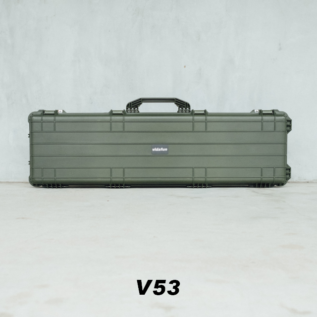 Vidafun V53 V43 V37 防水氣密抗撞提把拖輪長槍箱 共兩色