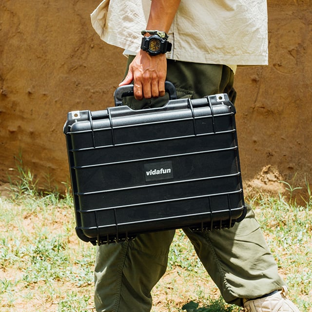 Vidafun V13 防水氣密抗撞收納箱 黑