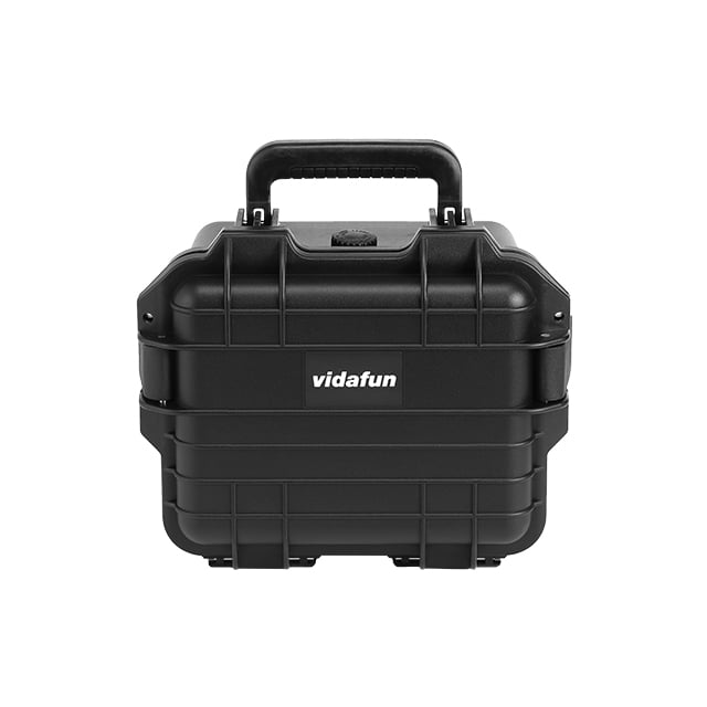 Vidafun V09 防水氣密抗撞提把收納箱 黑