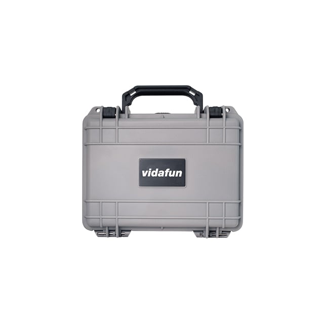 Vidafun V10 隨行防水氣密抗撞提把收納盒 灰黑色