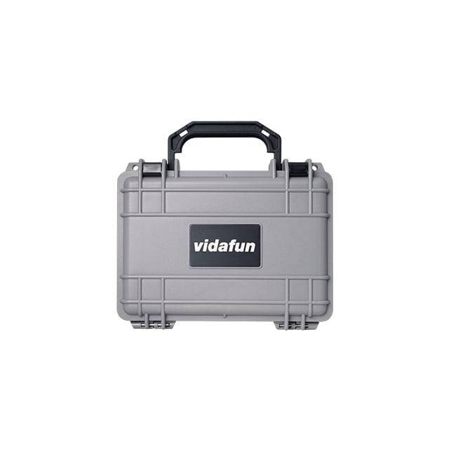 Vidafun V07 隨行防水氣密抗撞提把收納盒 灰黑色