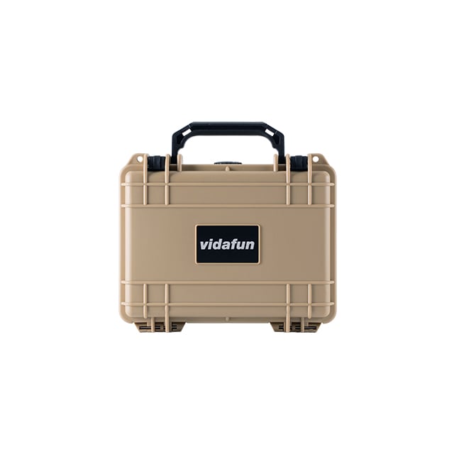 Vidafun V10 隨行防水氣密抗撞提把收納盒 沙黑色