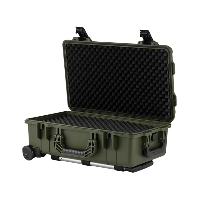 Vidafun V22 防水氣密抗撞提把滑輪箱 軍綠色
