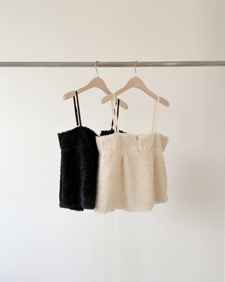 法式羊絨感背心