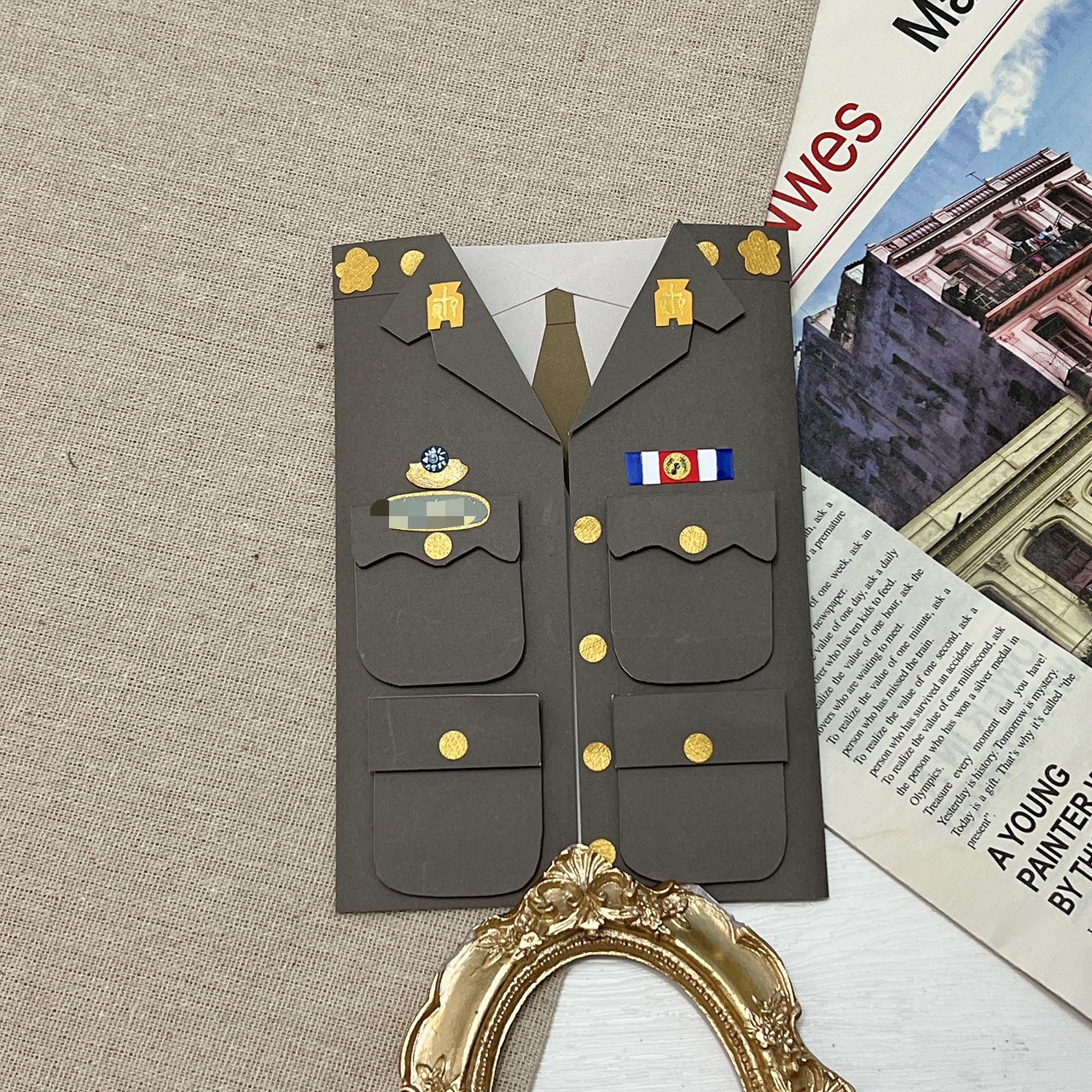 【預購】客製化制服卡片｜憲兵款