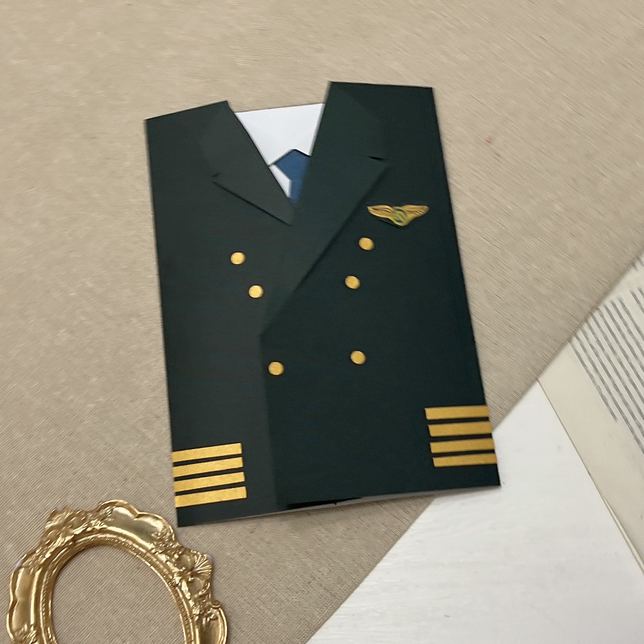 【預購】客製化制服卡片｜機長款