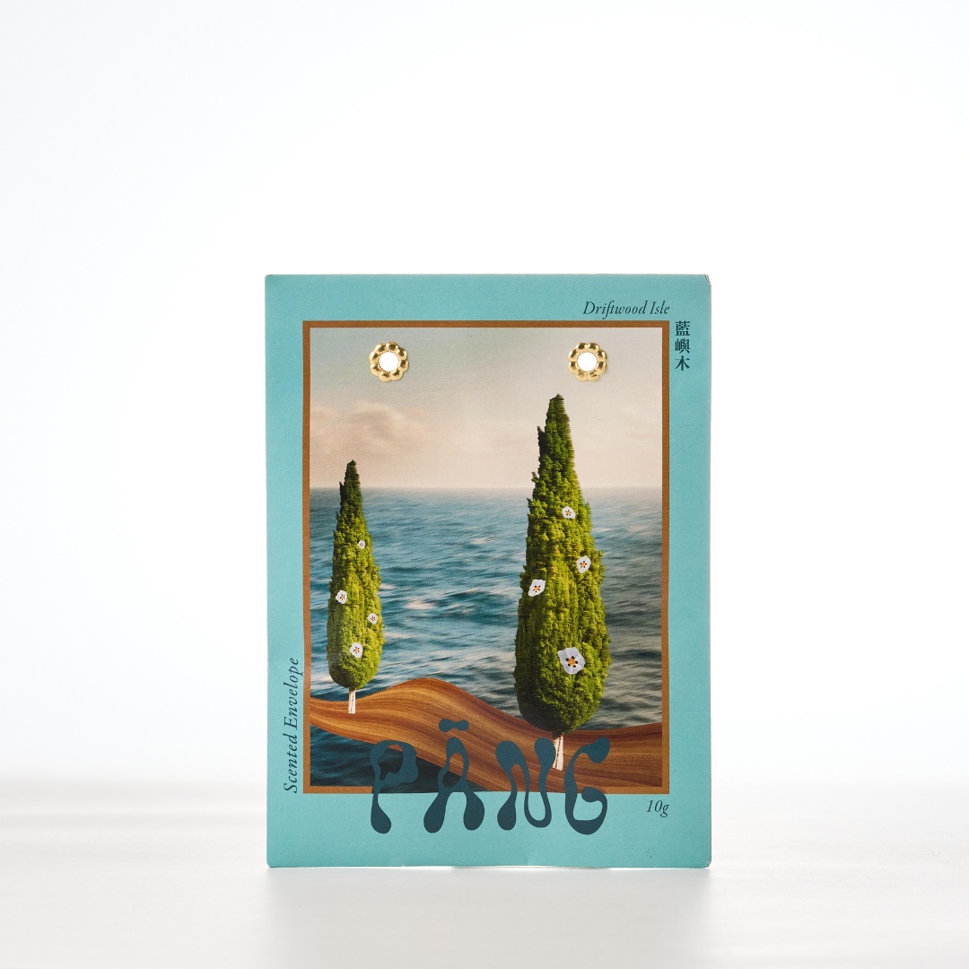 菱殼炭信封香氛袋 | 藍嶼木 Scented Envelope｜Driftwood Isle