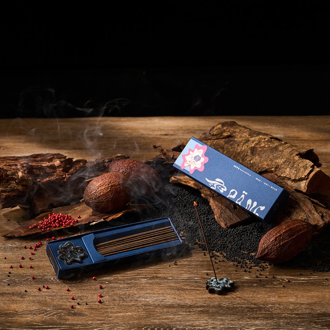 菱炭線香｜黑蘭夢境 Biochar Incense Sticks｜Black Orchid Dream