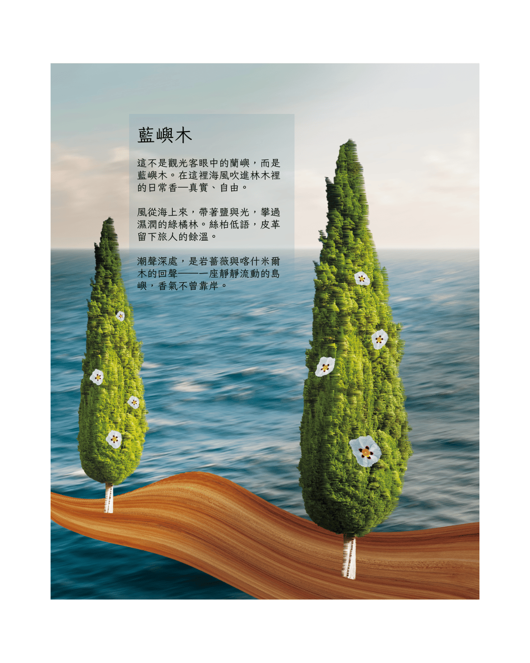 《藍嶼木 Driftwood Isle｜海風吹進林木裡的日常香》