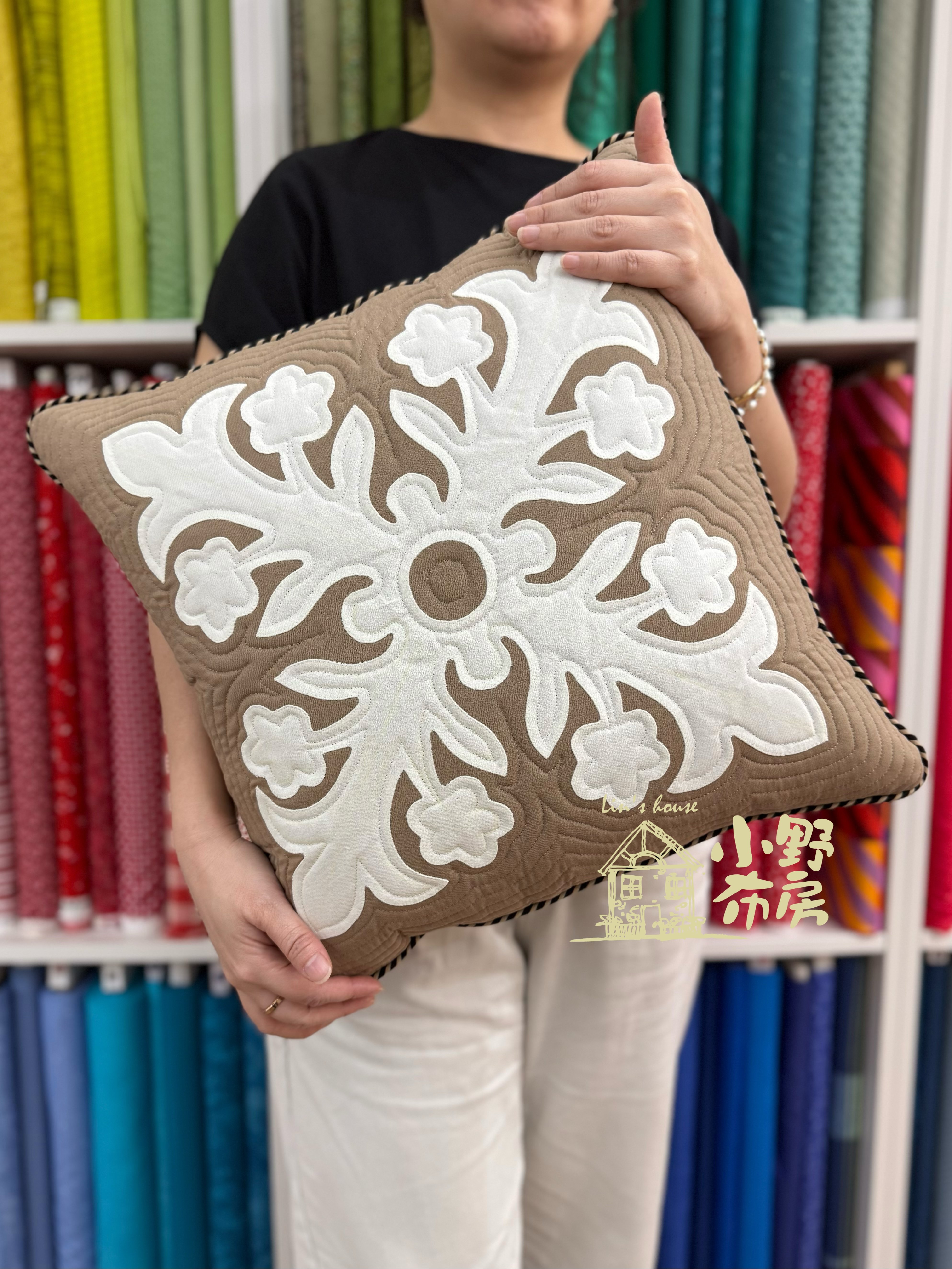 【機縫課程】夏威夷風情拼布抱枕