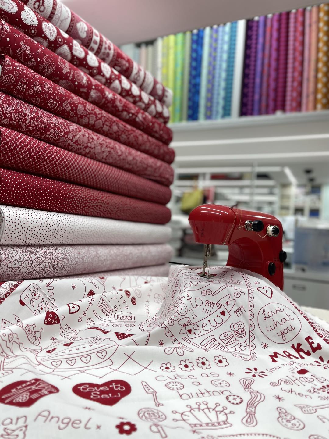 Say It With A Stitch by Mandy Shaw for Henry Glass Fabrics.