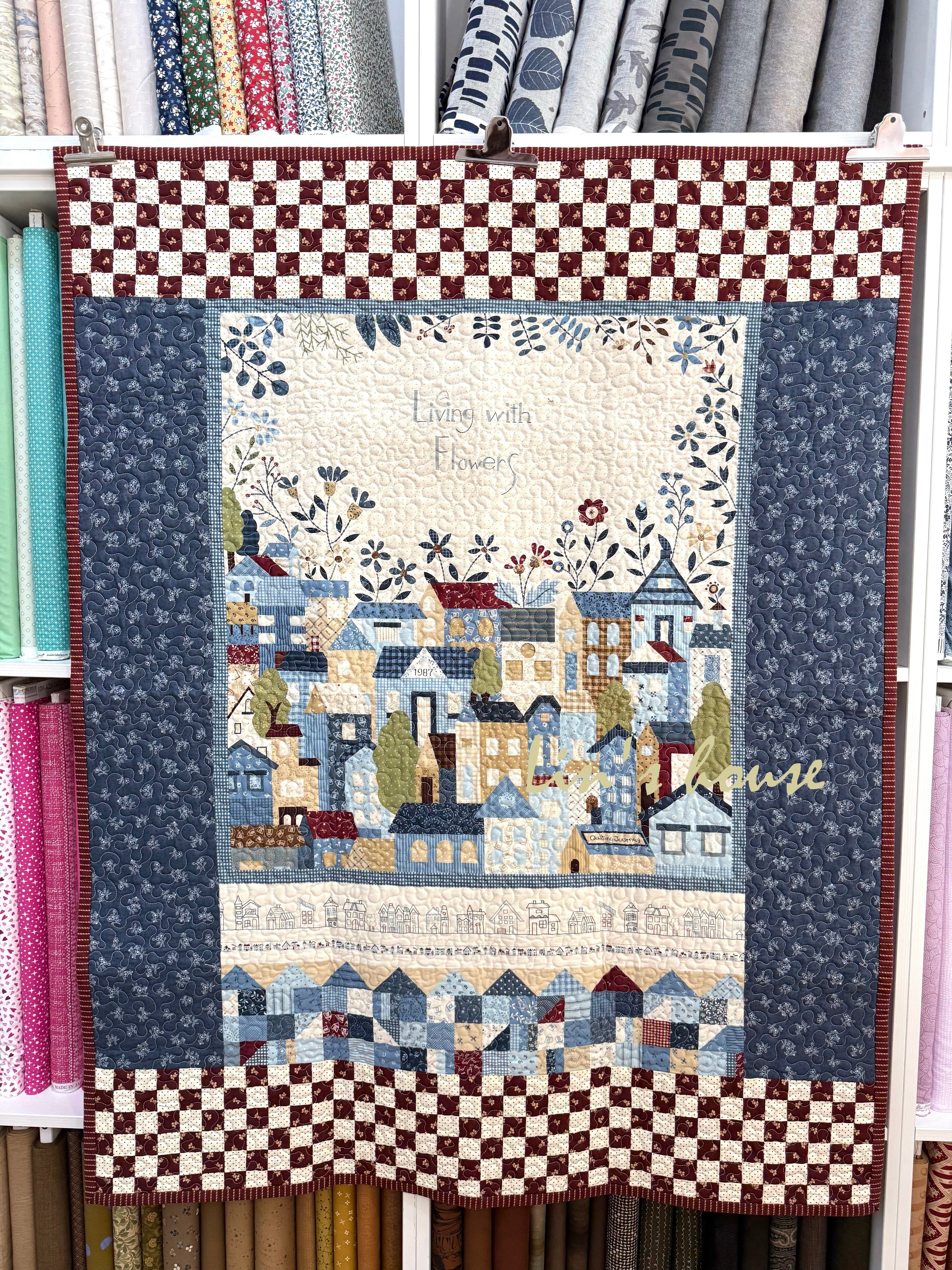 小野作品欣賞《花間小鎮》