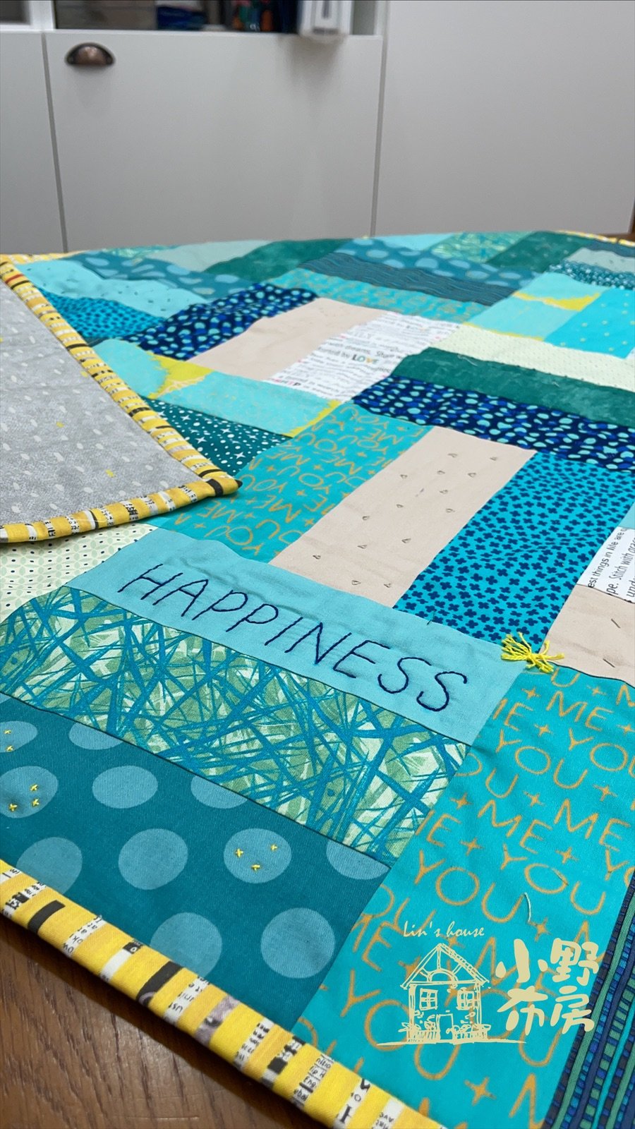 【機縫課程、無經驗】屬於自己的第一條拼布被 x 黛安的布作雜貨