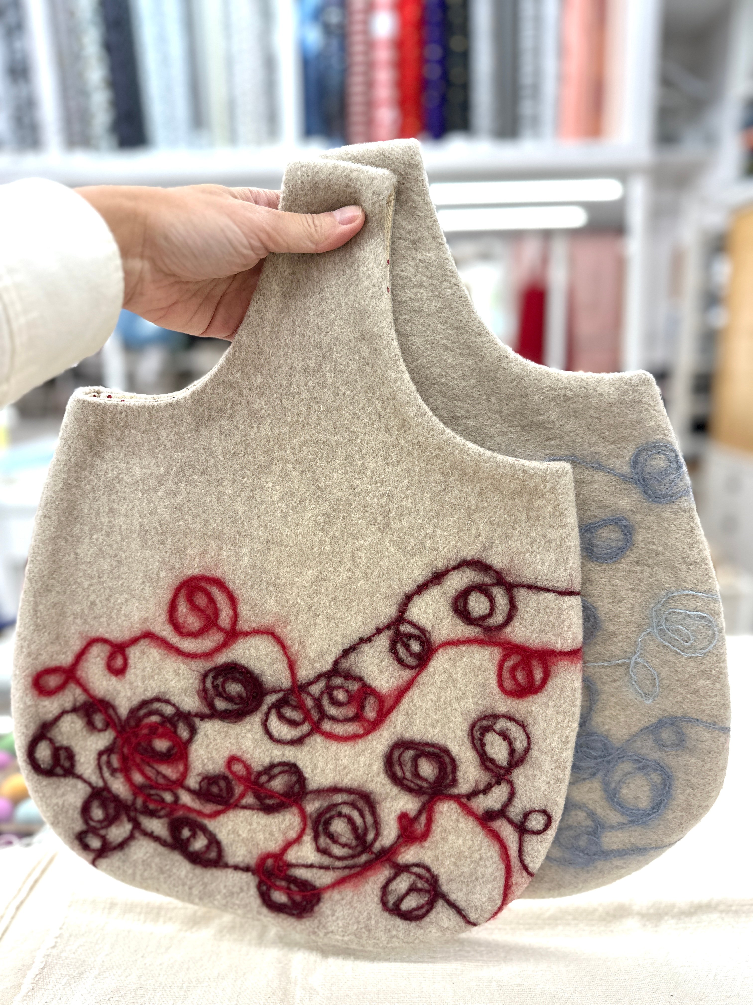 羊毛手提包材料包