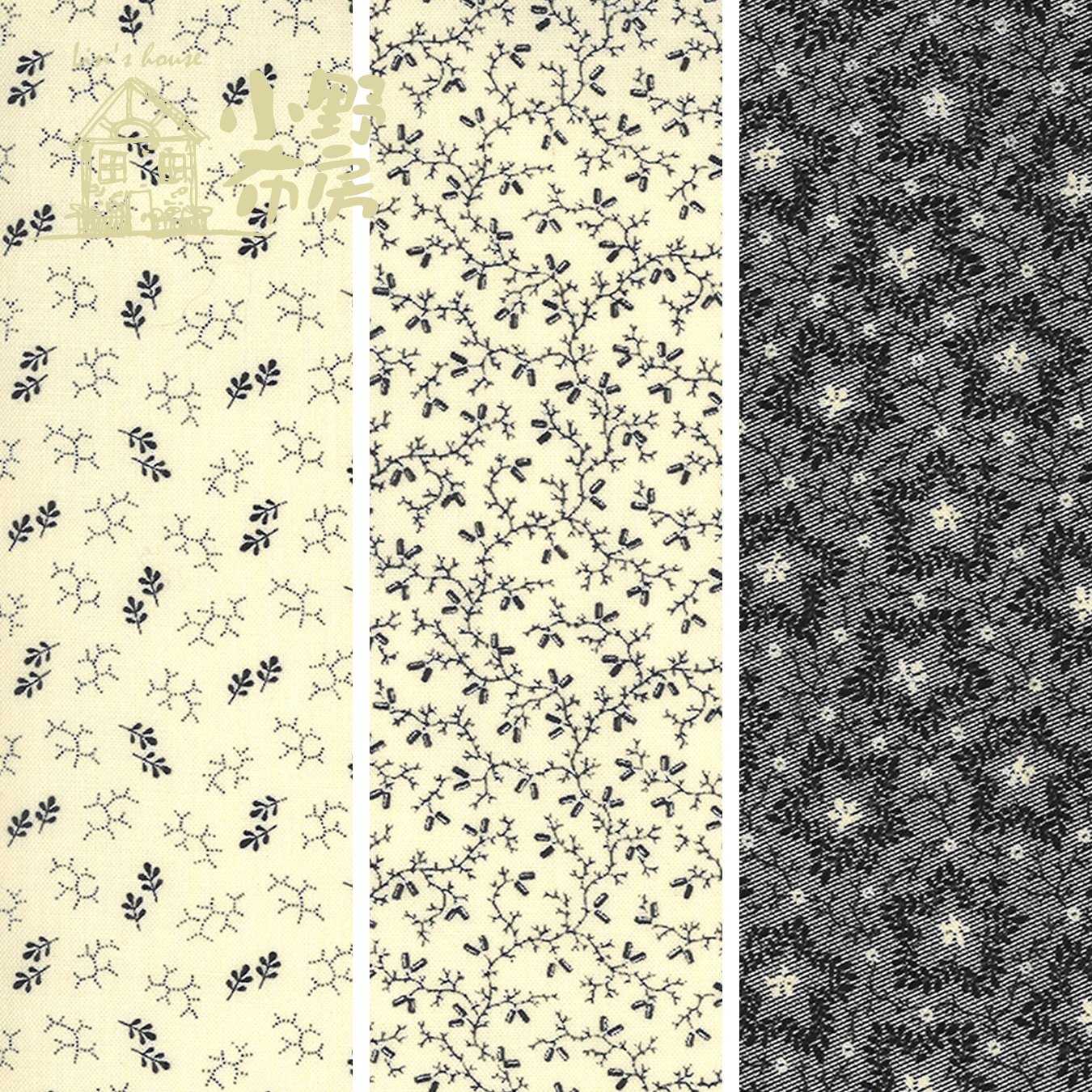 MODA【Elinore's Endeavor 1830-1910（米色/灰色）】Betsy Chutchian