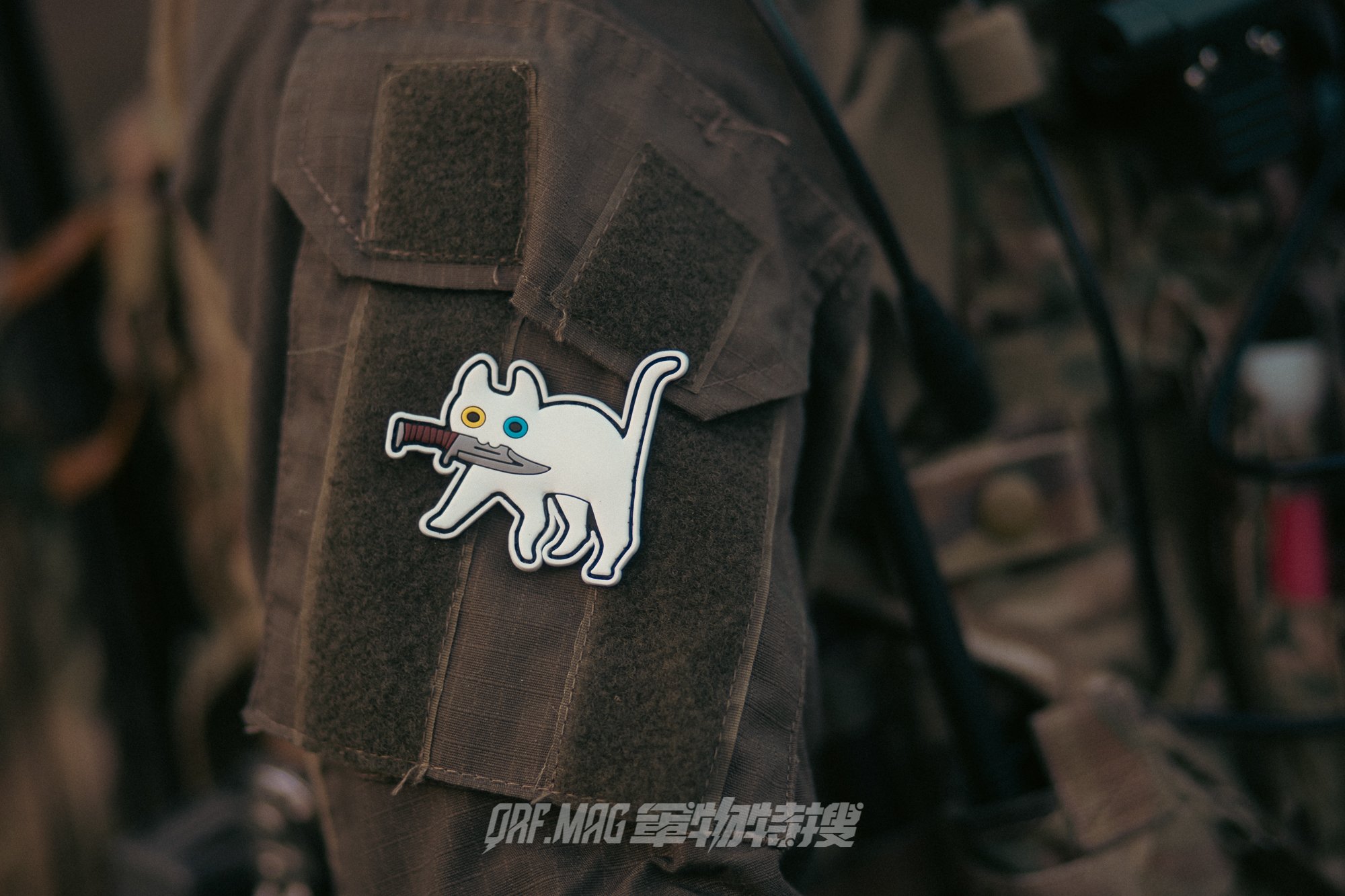 特戰小貓咪PVC士氣章