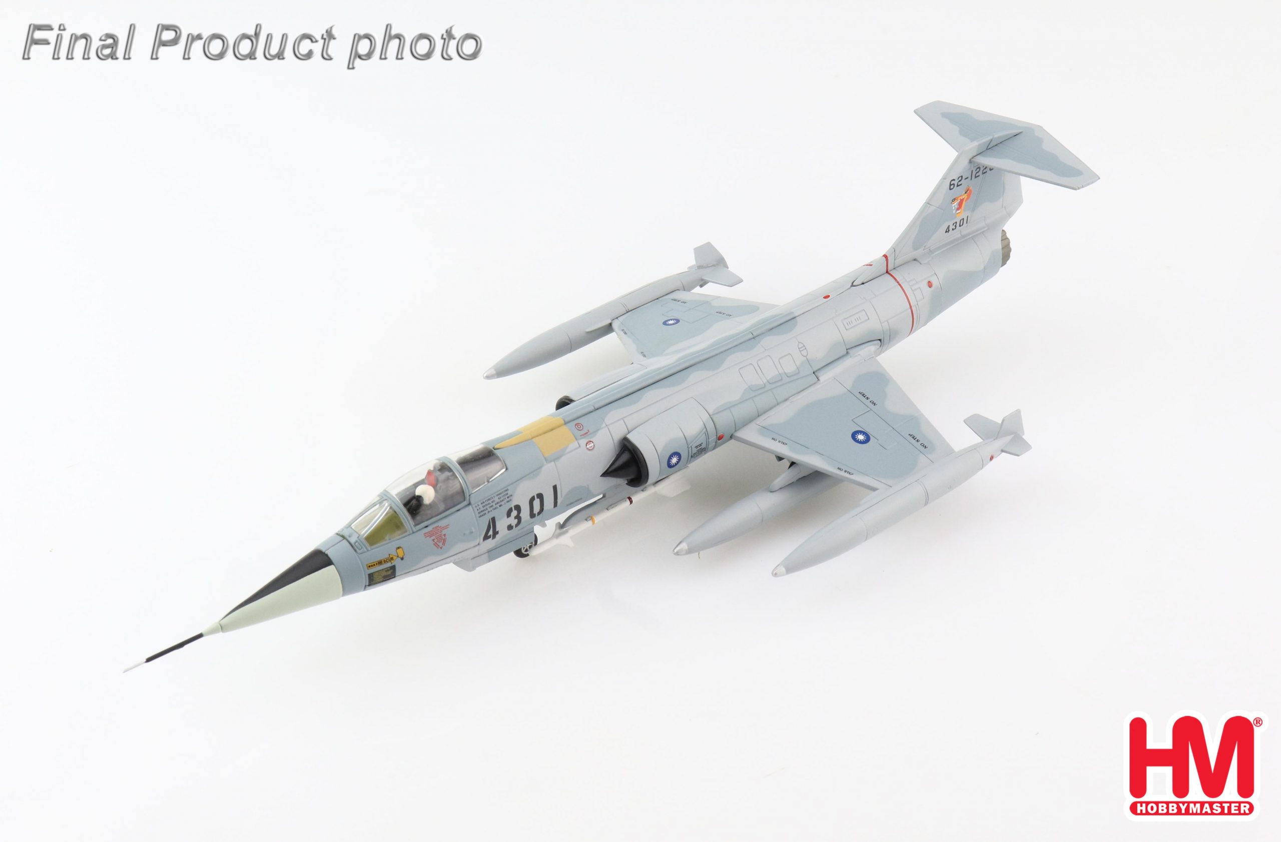 1/72 HM ROCAF 中華民國空軍塗裝式樣 F-104G Starfighter 星式戰鬥機 1990年清泉崗基地