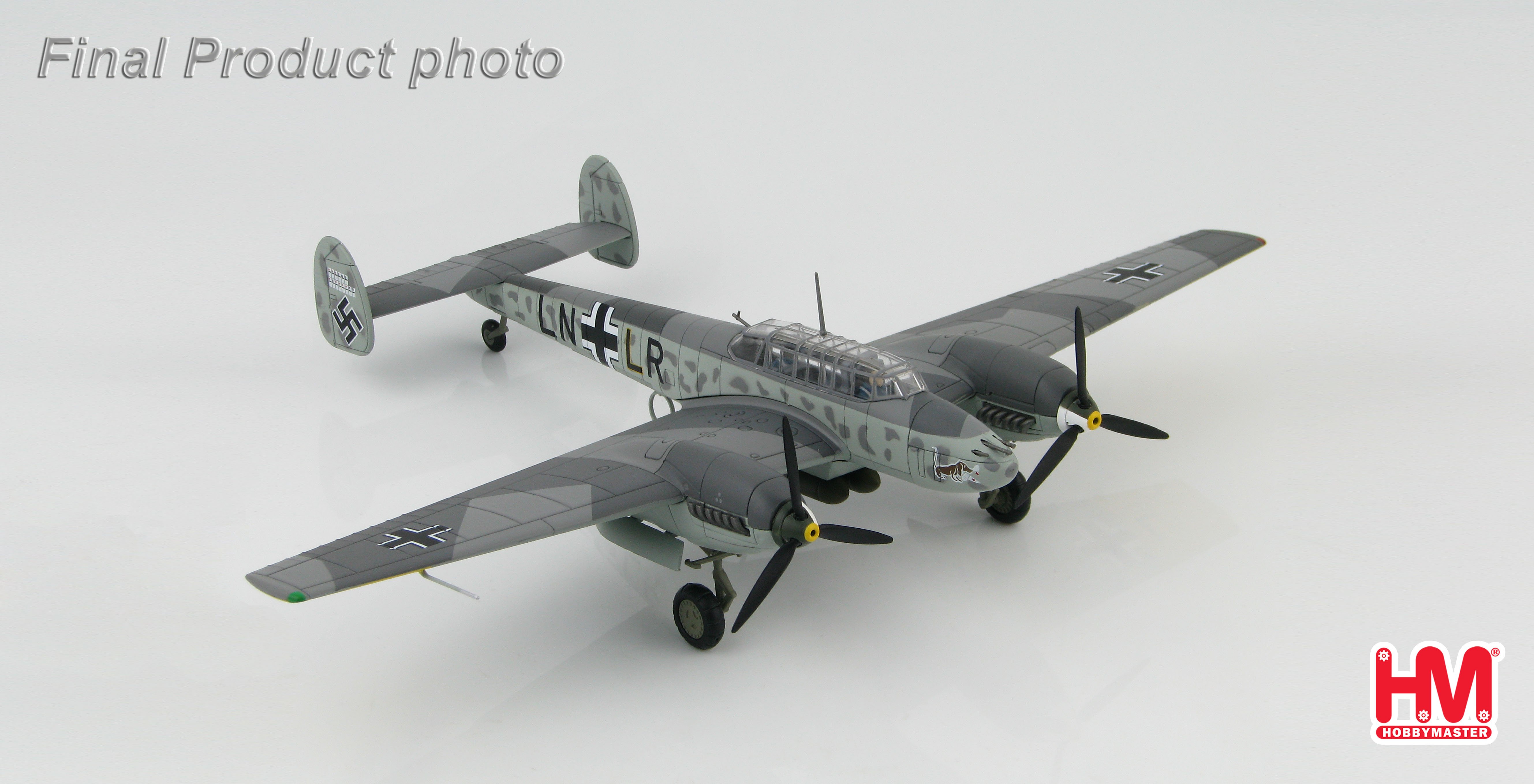 1/72 HM BF110E-1 王牌飛行員 菲力克斯-馬力亞．布蘭迪斯座機/芬蘭 1942年
