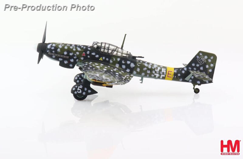 1/72 HM 二戰德國 容克Ju87D-3 斯圖卡俯衝轟炸機/東線冬季塗裝