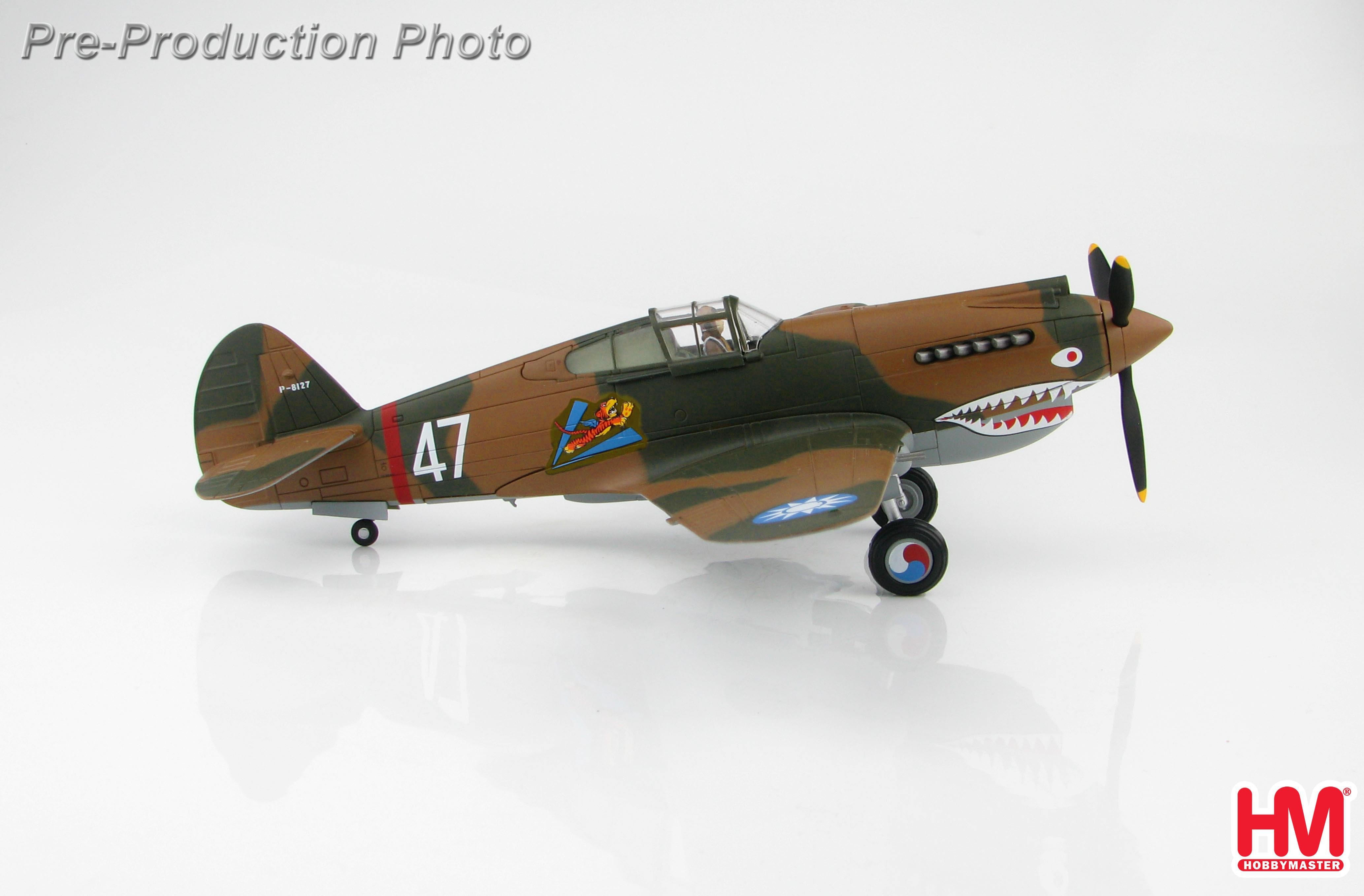 1/48 HM P-40B 飛虎隊 第三中隊 地獄天使 羅伯特·史密斯座機 1942年 昆明