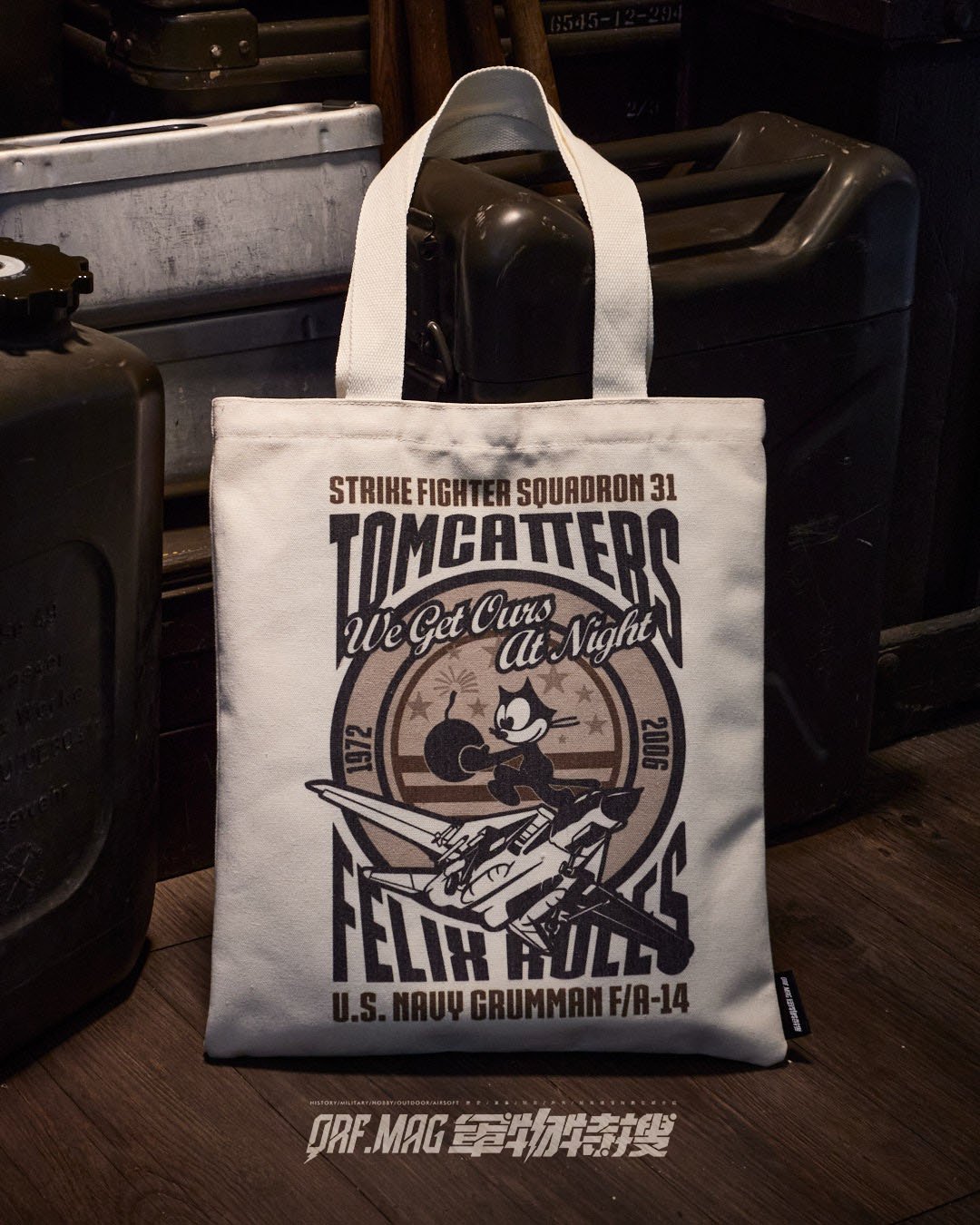 軍事文創帆布袋 F-14 / VFA 31湯姆貓紀念款
